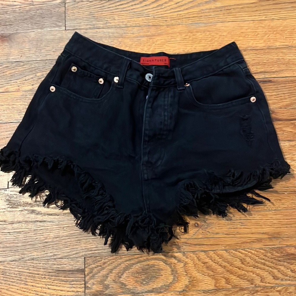 Denim shorts